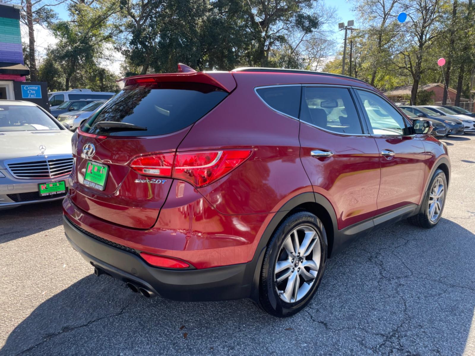 2013 RED HYUNDAI SANTA FE SPORT 2.0T (5XYZU3LA3DG) with an 2.0L engine, Automatic transmission, located at 5103 Dorchester Rd., Charleston, SC, 29418-5607, (843) 767-1122, 36.245171, -115.228050 - Leather, CD/AUX/Sat/Bluetooth, Dual Climate, Power Everything (windows, locks, seats, mirrors), Heated Seats, Rear Heated Seats, Push Button Start, Keyless Entry, Alloy Wheels. Local Trade-in!! Located at New Life Auto Sales! 2023 WINNER for Post & Courier's Charleston's Choice Pre-owned Car Dealer - Photo #6